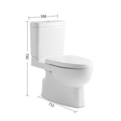 KOHLER 科勒 齐悦 22746/22747T-S-0 分体式抽水马桶 305mm