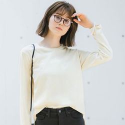 UNIQLO 优衣库 女装柔滑棉质长T恤 439065