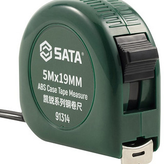 SATA 世达 凯锐系列 91314 高精度钢卷尺 5m*19mm