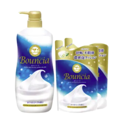 COW STYLE 牛乳石硷 碱cow美肤沐浴乳淡雅花香 750ml+360ml*2 沐浴露泡沫丰富