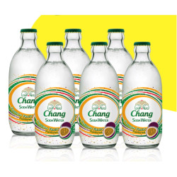Chang 象牌 泰象苏打水  百香果气泡汽水饮料  325ml*6瓶