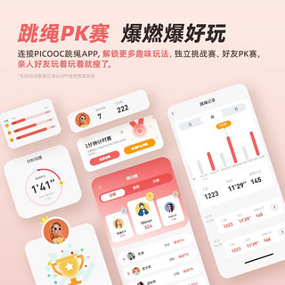 PICOOC 有品智能跳绳健身运动中考专用学生儿童专业计数跳绳