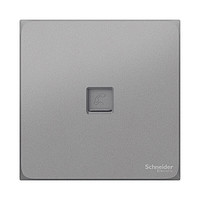 Schneider Electric 施耐德电气 皓呈系列 A3T31RJ4_PG_C1 单联电话插座 薄雾灰