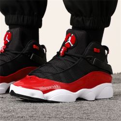 airjordanjordan6ringsaj6黑红六冠王男子中帮篮球鞋