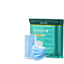 XiaoXin 小新防护 一次性医用外科口罩 100只 独立装