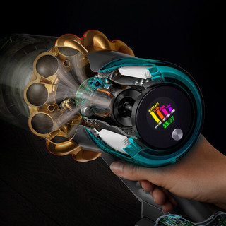 dyson 戴森 V15 Detect Fluffy 手持式吸尘器 蓝色