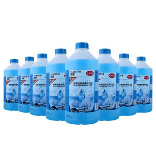 BLUE STAR 蓝星 汽车摩托车玻璃水-30°C2L 8瓶套装京东专供
