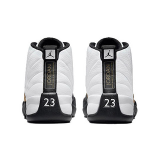 AIR JORDAN 正代系列 Air Jordan 12 Retro 男子篮球鞋 CT8013-006 黑/校园红/白色 46