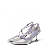 tigrisso 蹀愫 女士高跟鞋 TA21104-81C0K 银色 36