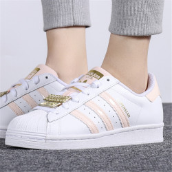 adidasoriginals三叶草superstarw低帮耐磨女鞋贝壳头运动休闲鞋