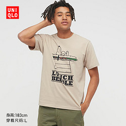 UNIQLO 优衣库 史努比系列 情侣款短袖T恤 442094