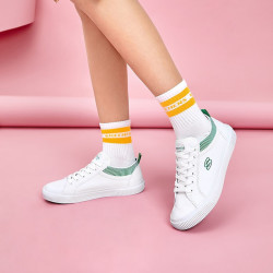 SKECHERS 斯凯奇 时尚绑带休闲板鞋 帆布鞋