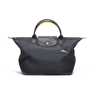 LONGCHAMP 珑骧 Le Pliage Club系列 女士手提包中号 L1623619300 金灰色