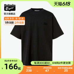 Onitsuka Tiger 鬼塚虎 [新品]OnitsukaTiger鬼塚虎OVERSIZE TEE中性圆领百搭T恤2183A857