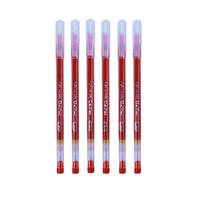 M&G 晨光 AGPB6901 拔帽中性笔 红色 0.5mm 6支装