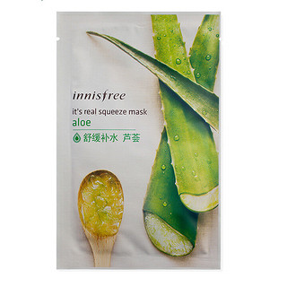 innisfree 悦诗风吟  芦荟真萃鲜润面膜 20ml*6片