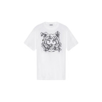 KENZO 凯卓 女士圆领短袖T恤 FB52TS9104SA 白色 XS