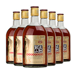 古越龍山紹興黃酒金三年陳半乾型花雕酒500ml6瓶整箱裝