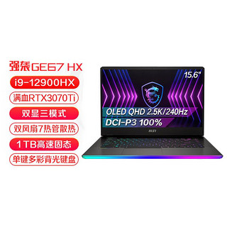 MSI 微星 强袭 GE67HX 15.6英寸游戏本