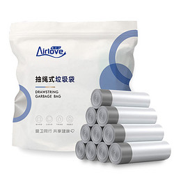 Airlove 爱尔卫 加厚抽绳垃圾袋 5卷75只（  45*50cm）