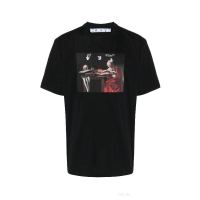 黑卡会员：OFF-WHITE 男士短袖T恤 OMAA038R21JER003-1025