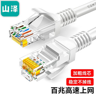 SAMZHE 山泽 ZW-20 超五类CAT5e 百兆网线 贝吉色 20m