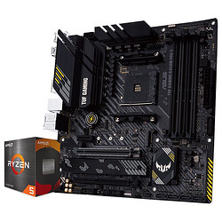 ASUS 华硕 TUF GAMING B450M-PRO S 主板 + AMD R5-5600 板U套装