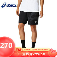 ASICS 亚瑟士 21春夏网球服 透气速干运动跑步短裤男 2041A145-001 L