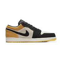 AIR JORDAN 正代系列 Air Jordan 1 Low 男子篮球鞋 553558-127 黑黄脚趾 46