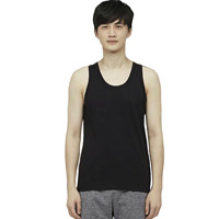 UNIQLO 优衣库 男士背心 434168 黑色 S