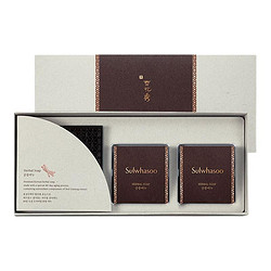 Sulwhasoo 雪花秀 洁面皂 宫中蜜皂73g*2礼盒装  (手工草本洗面皂 深层清洁 温和去角质 护肤品礼物)