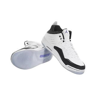 AIR JORDAN JORDAN COURTSIDE 23 (GS) 儿童休闲运动鞋 AR1002-104 白色/暗紫 36码