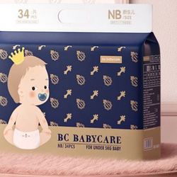 babycare 皇室弱酸系列 新生儿纸尿裤 NB34片