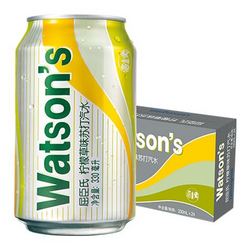 watsons 屈臣氏 柠檬草味苏打水汽水 330ml*24罐