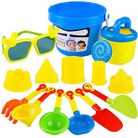 Delectation 儿童沙滩玩具套装 14件套沙滩桶