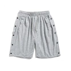 JEANSWEST 真维斯 夏季个性排扣裤帅气篮球运动裤男生五分裤阔腿短裤中裤