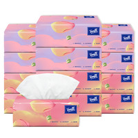 Tempo 得宝 浅桃系列 抽纸 4层*90抽*12包(195*160mm)