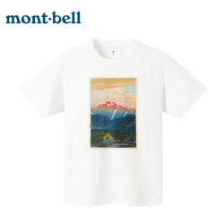 Mont Bell速干衣裤 Mont Bell 22春夏新款montbell日本蒙贝欧男女同款户外休闲速干t恤透气运动短袖 Wt L多少钱 什么值得买