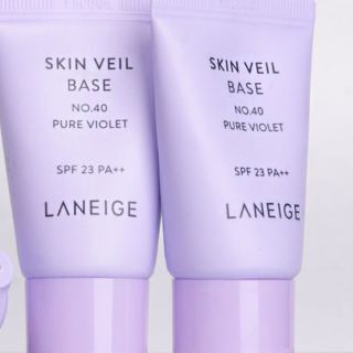 laneige 兰芝 雪纱丝柔防晒隔离乳 spf23 pa   10ml #40柔紫色