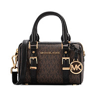 MICHAEL KORS 迈克·科尔斯 BEDFORD系列 女士手提波士顿包 32F9G06C0B 棕色 迷你