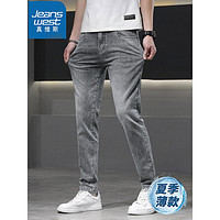 PLUS会员：JEANSWEST 真维斯 1215 男士牛仔裤