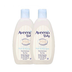 Aveeno 艾惟诺 婴幼儿洗发沐浴露二合一 236ml*2瓶