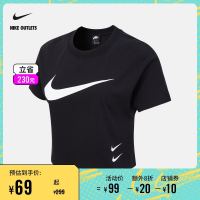 NIKE 耐克 官方OUTLETS NIKE SPORTSWEAR SWOOSH 女子短袖上衣DB3873