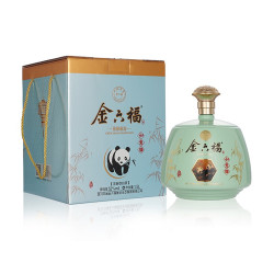 金六福浓香型白酒52度如意猫1500ml