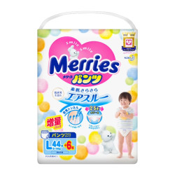 Merries 妙而舒 花王妙而舒学步裤增量装L50片*2包男女通用弹力贴合