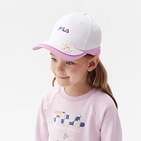 FILA 斐乐 女小童棒球帽（50cm-52cm)春季新款儿童鸭舌帽女童帽子