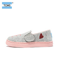 TOMS 汤姆斯 清仓特卖 TOMS小童鞋春夏款卡通印花舒适帆布鞋懒人鞋