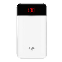 aigo 爱国者 E10000+ 移动电源 白色 10000mAh Type-C/Micro-B 10.5W 快充