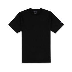 Champion 美版冠军小标短袖Champion短T恤女男情侣宽松纯色打底衫ins潮集C