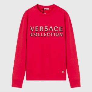 黑卡会员：VERSACE 范思哲 男士LOGO长袖卫衣 V800821Z VJ00358